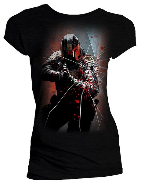 2000ad womens t-shirt judge dredd movie underbelly comic art(1