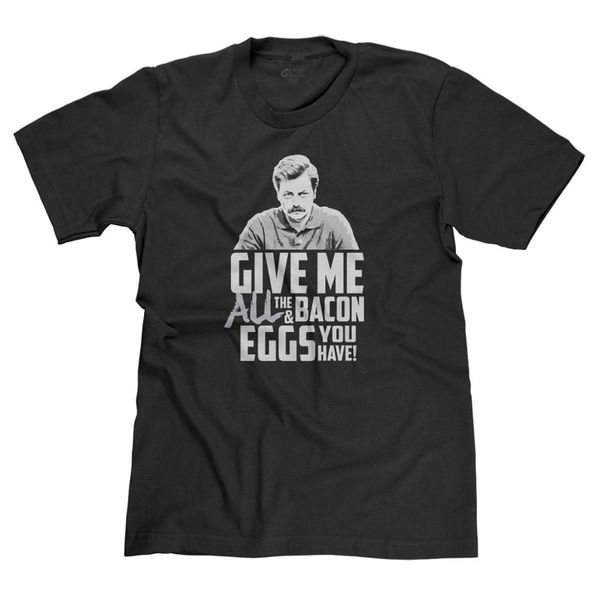 swanson give me all the bacon and eggs you have parks rec parody t-shirt brand clothing men o-neck slim fit t-shirt
swanson give me all the bacon and eggs you have parks rec parody t-shirt brand clothing men o-neck slim fit t-shirt