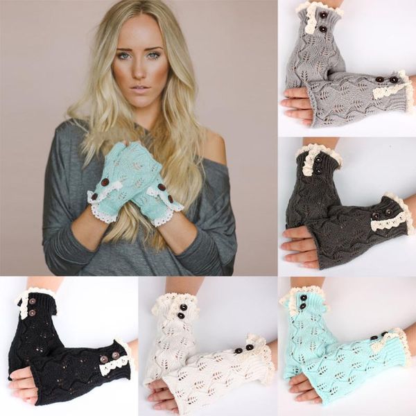 sagace simple women gloves winter knitted warm fingerless gloves women lace button wrist soft mittens good christmas gift a30925, Blue;gray
sagace simple women gloves winter knitted warm fingerless gloves women lace button wrist soft mittens good christmas gift a30925, Blue;gray