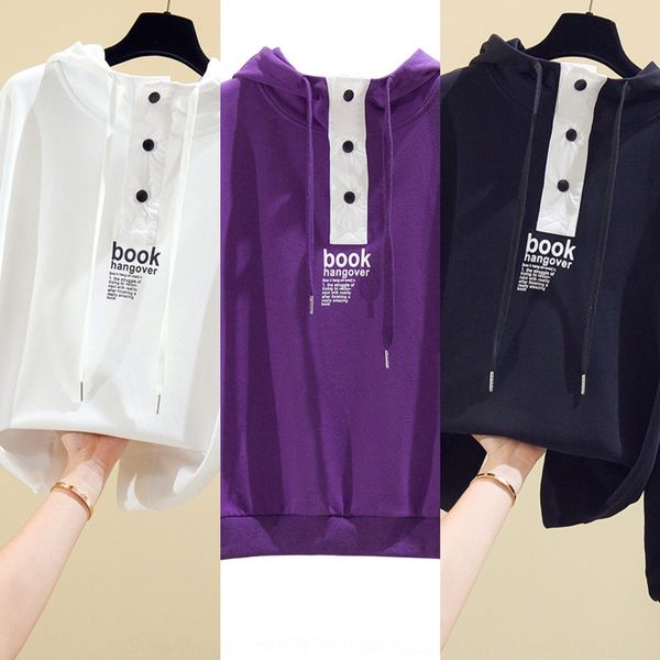 european new women's sweatercoat sweaterautumn and winter hooded sweater women's coat loose slimming all-match round neck trendy k, Black
european new women's sweatercoat sweaterautumn and winter hooded sweater women's coat loose slimming all-match round neck trendy k, Black