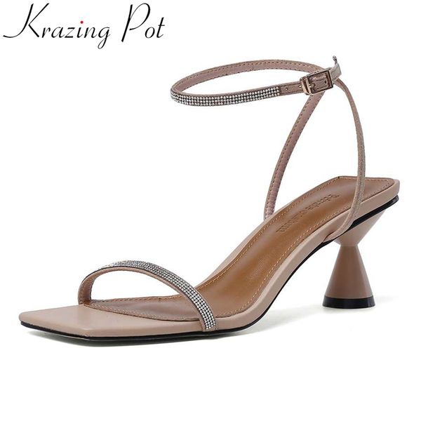 krazing горшка нового прибытия квадратного peep toe странно высоких каблуки горного хрусталя феи пряжкая ремешок барышня ежедневно носить са, Black
krazing горшка нового прибытия квадратного peep toe странно высоких каблуки горного хрусталя феи пряжкая ремешок барышня ежедневно носить са, Black