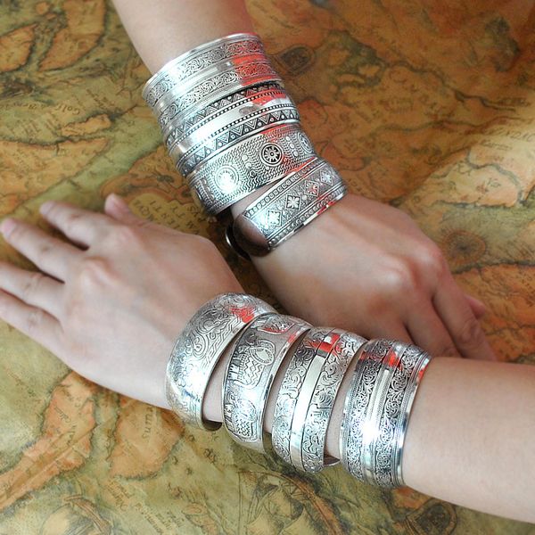 boho antic silver cuff copper bangle bohemia antalya carve pattern statement bangle dropshipping, Black
boho antic silver cuff copper bangle bohemia antalya carve pattern statement bangle dropshipping, Black