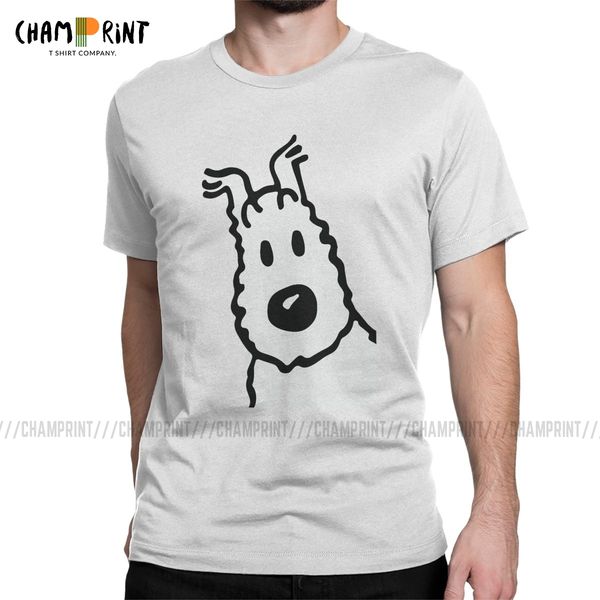 men snowy milou t shirt the adventures of tintin cotton clothes humor short sleeve o neck tee shirt plus size t-shirt
men snowy milou t shirt the adventures of tintin cotton clothes humor short sleeve o neck tee shirt plus size t-shirt