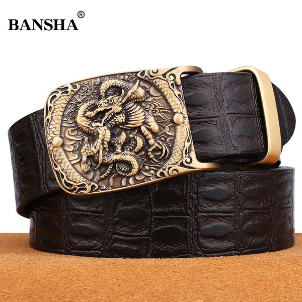 belts for men cowhide genuine leather brand strap male solid brass smooth buckle vintage jeans waistband, Black;brown
belts for men cowhide genuine leather brand strap male solid brass smooth buckle vintage jeans waistband, Black;brown