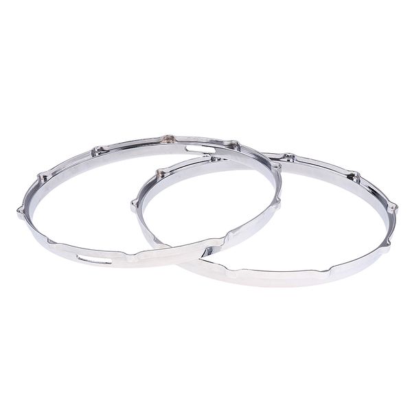 1 pair aluminum alloy snare drum hoop ring rim for 14'' snare drum percussion instrument
1 pair aluminum alloy snare drum hoop ring rim for 14'' snare drum percussion instrument