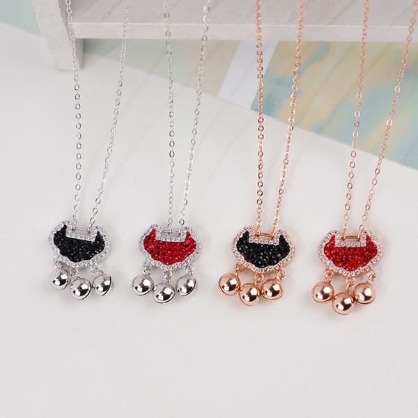 pendant necklaces pure s925 silvering lucky charms safety lock cloud shaped necklace for women double-sided retro ethnic fashion, Silver
pendant necklaces pure s925 silvering lucky charms safety lock cloud shaped necklace for women double-sided retro ethnic fashion, Silver