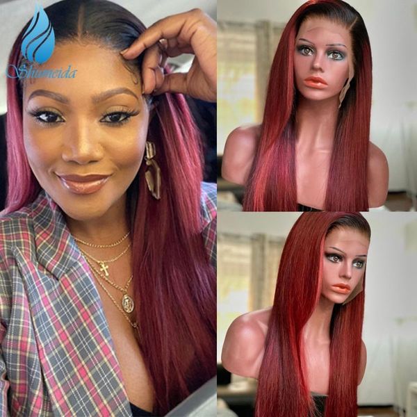 lace wigs ombre 13*6 front human hair for women 150% density brazilian remy short bob red wig with baby, Black;brown
lace wigs ombre 13*6 front human hair for women 150% density brazilian remy short bob red wig with baby, Black;brown