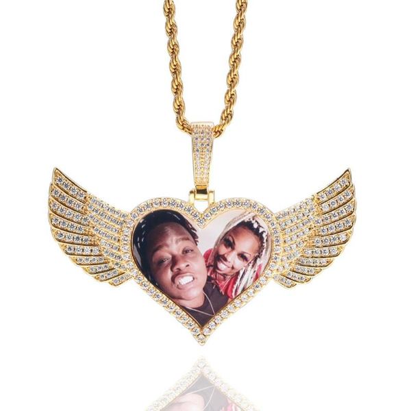 custom heart p frame memory paved czircon stone bling iced out angel wing pendants necklace men hip hop rapper jewelry, Silver
custom heart p frame memory paved czircon stone bling iced out angel wing pendants necklace men hip hop rapper jewelry, Silver