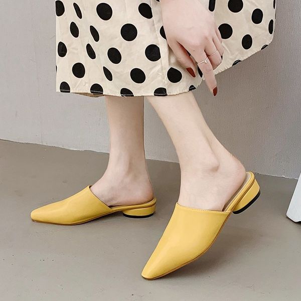 rimocy elegant ladies pointed toe mules casual slippers women comfortable low round heels shoes woman fashion candy color slides, Black
rimocy elegant ladies pointed toe mules casual slippers women comfortable low round heels shoes woman fashion candy color slides, Black