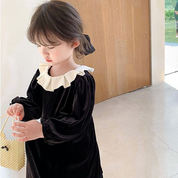 dfxd autumn children dress england style new kids girl long sleeve ruffles collar gold velvet princess dress party elegant, Red;yellow
dfxd autumn children dress england style new kids girl long sleeve ruffles collar gold velvet princess dress party elegant, Red;yellow