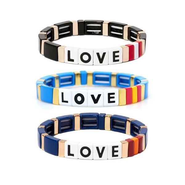 beaded, strands ins love letter bohemia handmade colorful painted metal strand bracelet enamel rainbow beads tile for women, Black
beaded, strands ins love letter bohemia handmade colorful painted metal strand bracelet enamel rainbow beads tile for women, Black