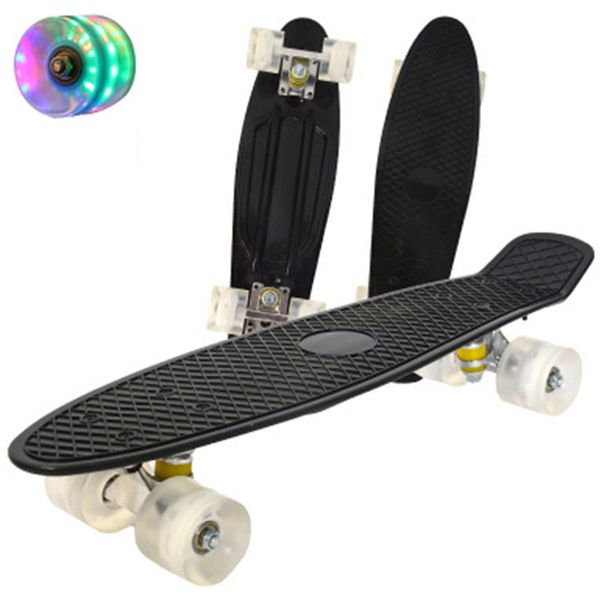 skateboarding jusenda skateboard 22in mini cruiser children's penny board pastel longboard fish skate flashing wheels banana
skateboarding jusenda skateboard 22in mini cruiser children's penny board pastel longboard fish skate flashing wheels banana