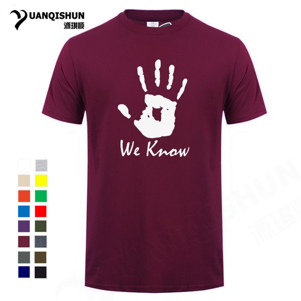 2018 selling we know hand print t-shirt street fashion casual t-shirt cotton men brand t-shirt 17 colors
2018 selling we know hand print t-shirt street fashion casual t-shirt cotton men brand t-shirt 17 colors