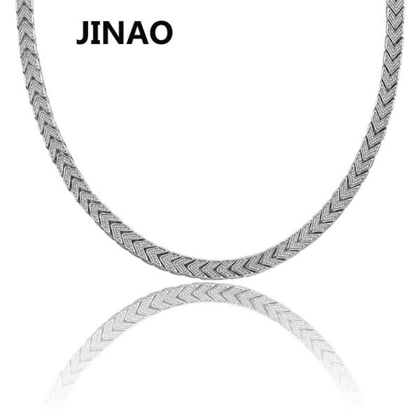 jinao hip hop jewelry cuban chain iced out chain bling cubic zircon square necklace link statement necklace two clasp, Silver
jinao hip hop jewelry cuban chain iced out chain bling cubic zircon square necklace link statement necklace two clasp, Silver