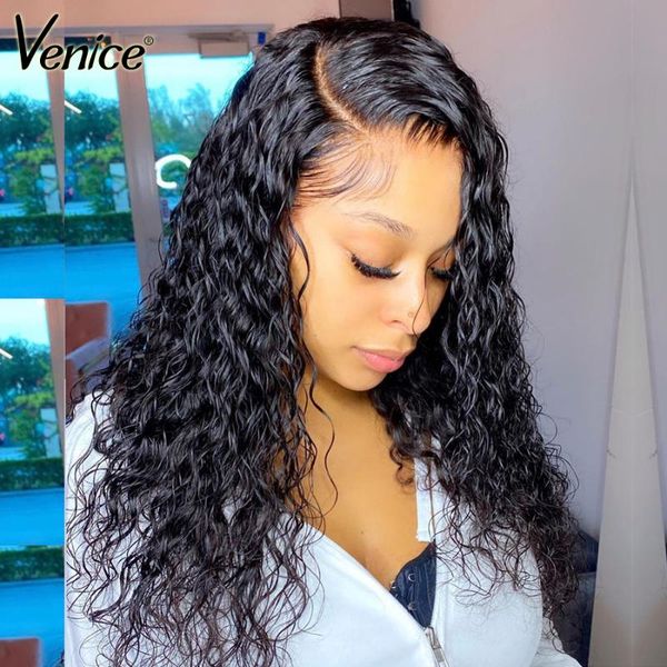 lace wigs venice hair water wave front wig glueless human pre plucked curly for black women remy, Black;brown
lace wigs venice hair water wave front wig glueless human pre plucked curly for black women remy, Black;brown