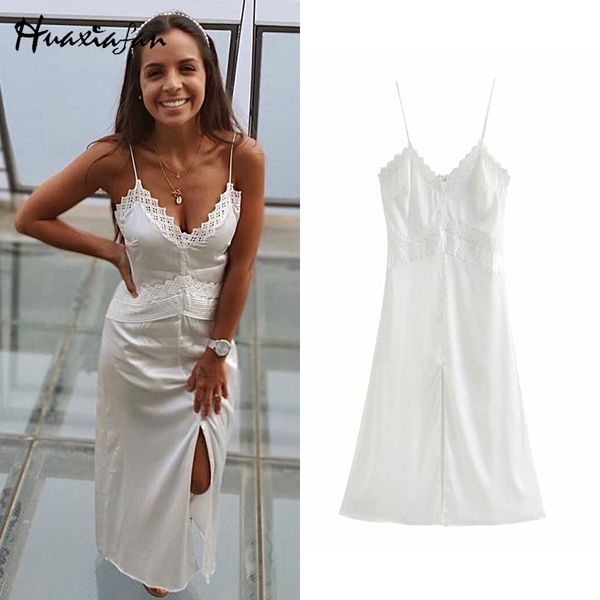 casual dresses onoti woman dress v neck white lace vintage backless spaghetti strap midi elegant split vestido de mujer party dr, Black;gray
casual dresses onoti woman dress v neck white lace vintage backless spaghetti strap midi elegant split vestido de mujer party dr, Black;gray