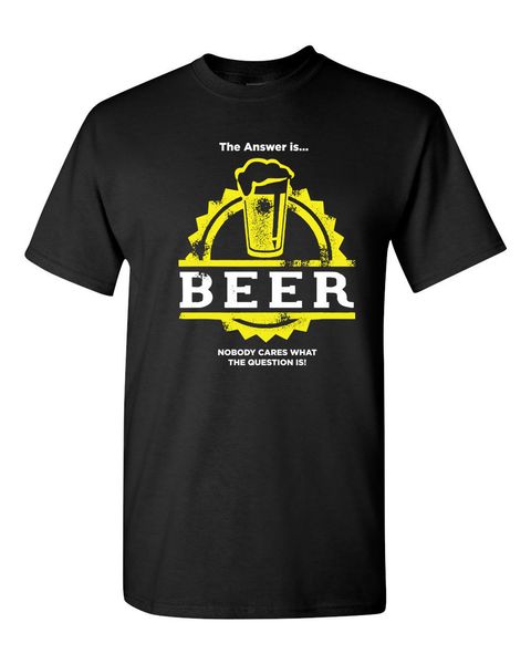 2019 new summer men fashion beer the answer is beer nobody cares what the question is men's o-neck tee shirts
2019 new summer men fashion beer the answer is beer nobody cares what the question is men's o-neck tee shirts