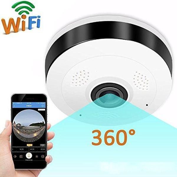 360 degree panoramic fisheye wireless indoor security camera with night vision, two-way audio
360 degree panoramic fisheye wireless indoor security camera with night vision, two-way audio