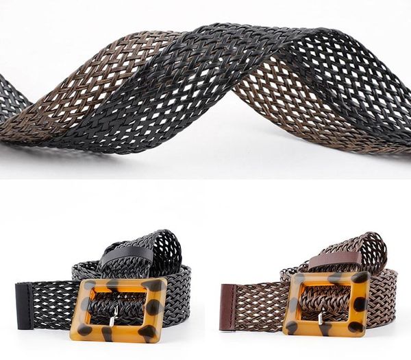 vintage boho braided waist belt women fashion pu woven wide belts spotted leopard yellow buckle waistband dress decorative belt, Black;brown
vintage boho braided waist belt women fashion pu woven wide belts spotted leopard yellow buckle waistband dress decorative belt, Black;brown