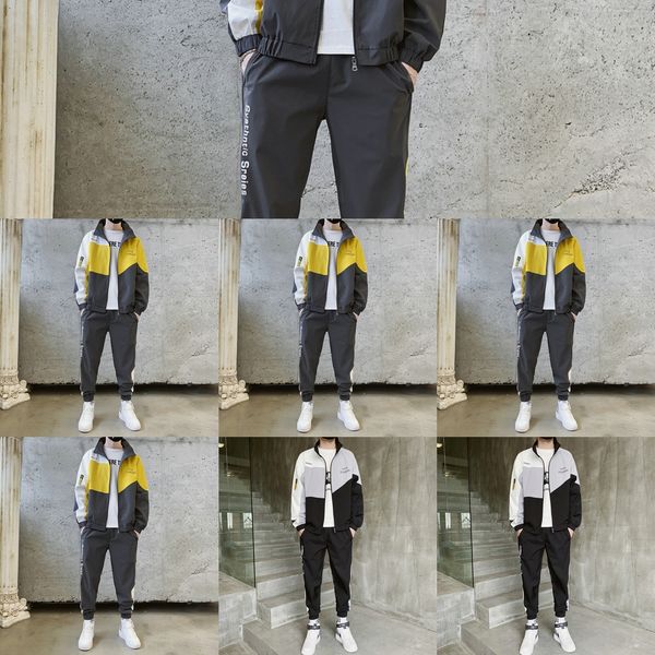 2020 spring and autumn new long-sleeved jacket jacketkorean men's casual sports suit jacket sportswear trendy suit for men 3mcvc, Black
2020 spring and autumn new long-sleeved jacket jacketkorean men's casual sports suit jacket sportswear trendy suit for men 3mcvc, Black