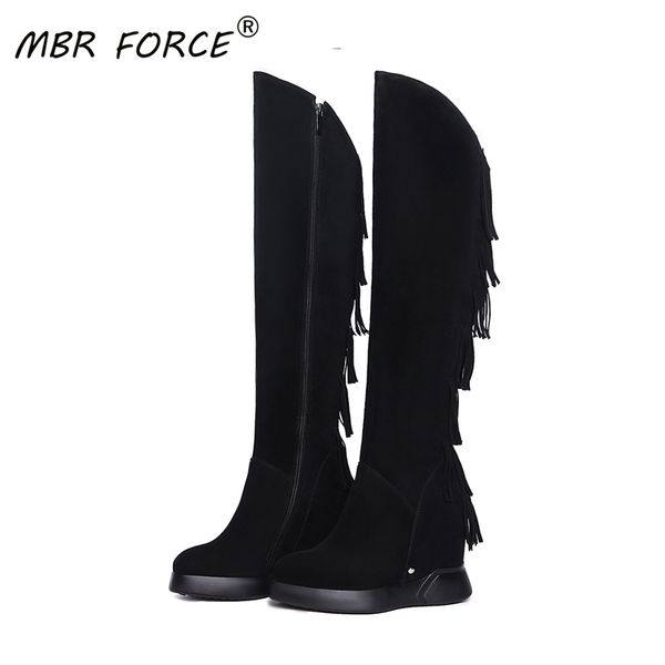 mbr force new fashion cow suede knee-high boots tassel decoration winter warm fluf women ladies shoes woman ladies plus size 42, Black
mbr force new fashion cow suede knee-high boots tassel decoration winter warm fluf women ladies shoes woman ladies plus size 42, Black