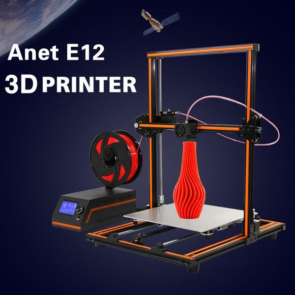 anet e12 3d printer diy kit partially assembled aluminum alloy frame super large building volume 300*300*400mm with 8gb tf card
anet e12 3d printer diy kit partially assembled aluminum alloy frame super large building volume 300*300*400mm with 8gb tf card