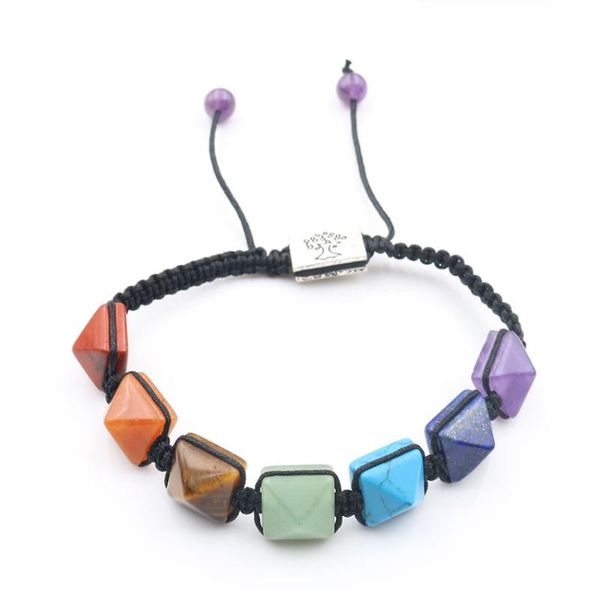 xsm 7 chakra reiki pyramid bracelets natural stones metal tree of life connected rope braided adjustable bangle bracelet jewelry, Black
xsm 7 chakra reiki pyramid bracelets natural stones metal tree of life connected rope braided adjustable bangle bracelet jewelry, Black