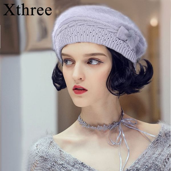 xthree winter autumn beret hat for women knitted hat for mom fur beret solid fashion lady cap fall female cap, Blue;gray
xthree winter autumn beret hat for women knitted hat for mom fur beret solid fashion lady cap fall female cap, Blue;gray