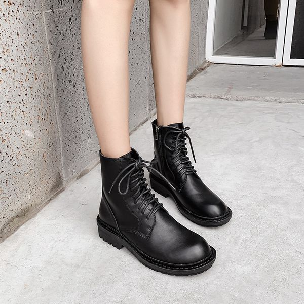 rock shoes woman boots women new 2020 round toe booties ladies luxury designer zipper med ankle black fashion wedge rubber 
rock shoes woman boots women new 2020 round toe booties ladies luxury designer zipper med ankle black fashion wedge rubber