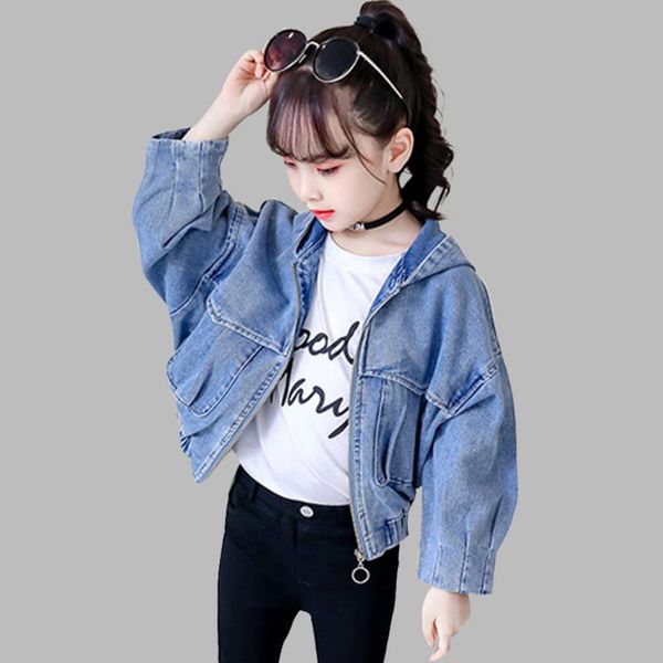 girls denim jacket outerwear solid color girls coats casual style jacket girl spring autumn children's clothes 6 8 10 12 14, Blue;gray
girls denim jacket outerwear solid color girls coats casual style jacket girl spring autumn children's clothes 6 8 10 12 14, Blue;gray