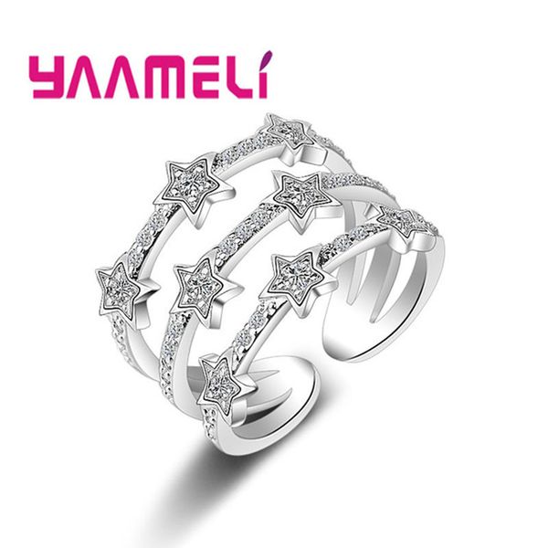 cluster rings sparkling multilayers twinkling 925 silver ring with cubic zirconia for women adjustable fashion jewelry wholesale, Golden;silver
cluster rings sparkling multilayers twinkling 925 silver ring with cubic zirconia for women adjustable fashion jewelry wholesale, Golden;silver