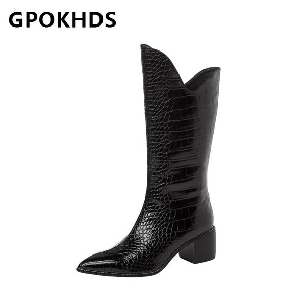boots gpokhds 2021 women mid-calf winter short plush pointed toe crocodile grain high heels female western size 39, Black
boots gpokhds 2021 women mid-calf winter short plush pointed toe crocodile grain high heels female western size 39, Black