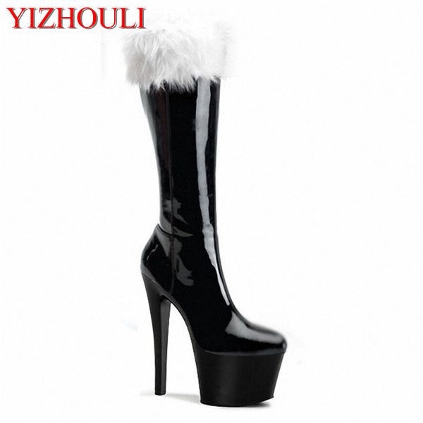 boots 2021 fashion women's high bottom heels suede and pu leather shoes in the fall winter 17cm, Black
boots 2021 fashion women's high bottom heels suede and pu leather shoes in the fall winter 17cm, Black