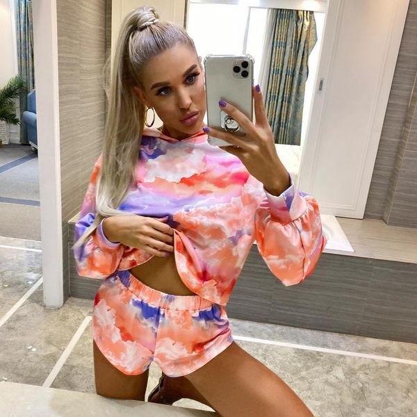 casual two pieces tie dye women t-shirt and shorts fitness set long sleeve oversize female suits summer streetwear hoodie, Black
casual two pieces tie dye women t-shirt and shorts fitness set long sleeve oversize female suits summer streetwear hoodie, Black