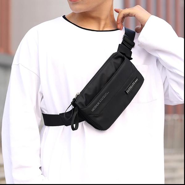 men nylon 4 pockets waterproof women waist bag fashion male simple wear resistant black fanny pack phone pouch chest bags g204
men nylon 4 pockets waterproof women waist bag fashion male simple wear resistant black fanny pack phone pouch chest bags g204