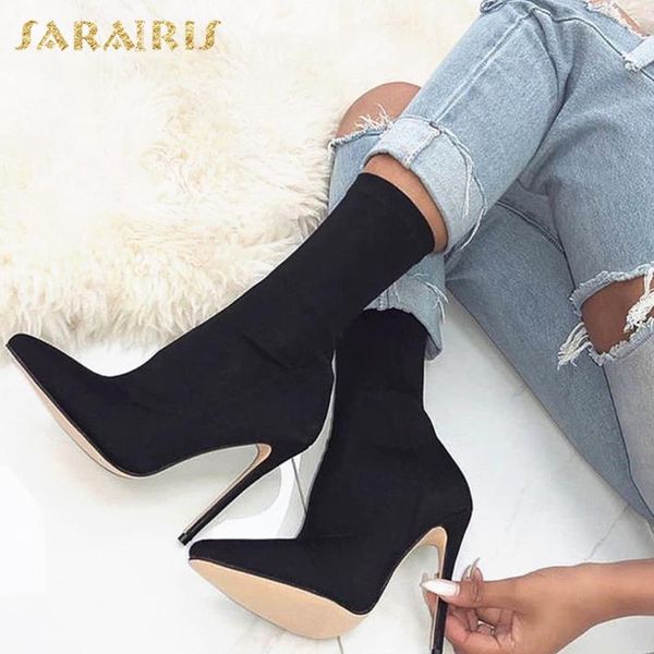 sarairis fashion 2020 big size 43 thin high heels shoes laides boots female slip on fetish ins stretch boots ladies, Black
sarairis fashion 2020 big size 43 thin high heels shoes laides boots female slip on fetish ins stretch boots ladies, Black