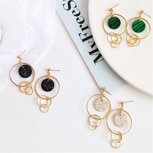 dangle & chandelier fashion temperament eardrop exaggerated personality contracted female earrings geometric malachite green, Silver
dangle & chandelier fashion temperament eardrop exaggerated personality contracted female earrings geometric malachite green, Silver