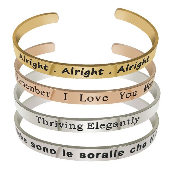 2020 europe and america fashion c-shaped stainless steel open-ended bracelet fashion simple metal bracelet sale, Black
2020 europe and america fashion c-shaped stainless steel open-ended bracelet fashion simple metal bracelet sale, Black