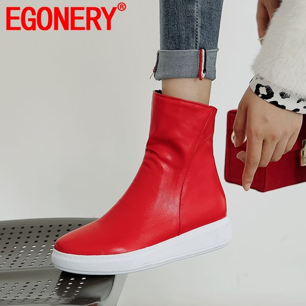 egonery woman ankle boots warm outdoor drop shipping plush winter white black red round toe flat platform shoes snow boots
egonery woman ankle boots warm outdoor drop shipping plush winter white black red round toe flat platform shoes snow boots