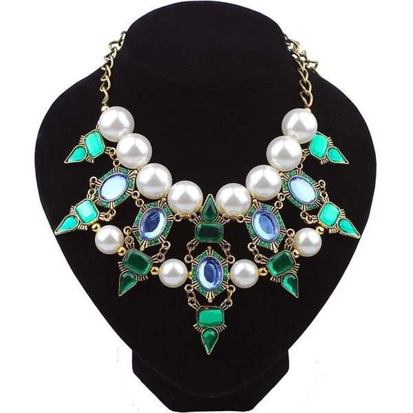 nigeria jewelry for women green crysat necklace fashion women party wedding jewelry for pearl necklace, Silver
nigeria jewelry for women green crysat necklace fashion women party wedding jewelry for pearl necklace, Silver
