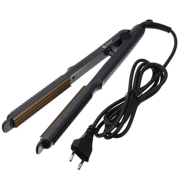 multifunctional hair crimper titanium alloy panel electric hair straighteners corrugated corn waves curler styling tools, Black
multifunctional hair crimper titanium alloy panel electric hair straighteners corrugated corn waves curler styling tools, Black