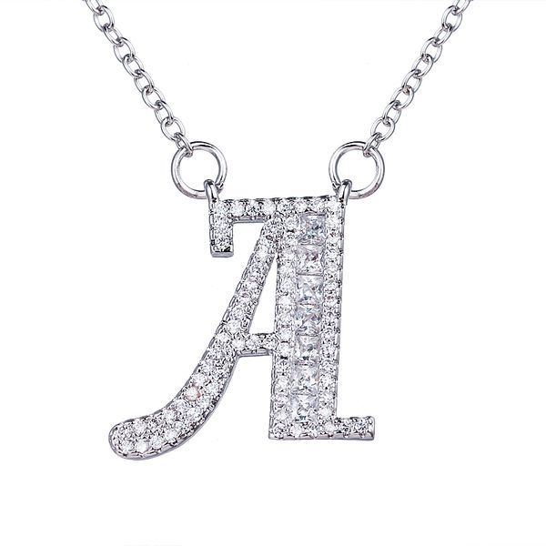bettyue initial alphabet letter a-z necklace fashion jewelry pendant wedding party, Silver
bettyue initial alphabet letter a-z necklace fashion jewelry pendant wedding party, Silver