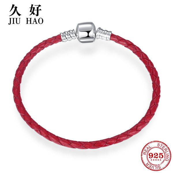 925 sterling silver charm gules leather rope bracelets diy for fashion jewelry womens accessories trendy 2020, Black
925 sterling silver charm gules leather rope bracelets diy for fashion jewelry womens accessories trendy 2020, Black