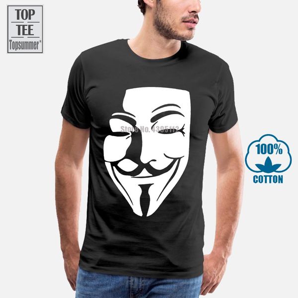 casual t-shirt anonymus vendetta pc hacker fashion unique classic cotton men round collar short sleeve
casual t-shirt anonymus vendetta pc hacker fashion unique classic cotton men round collar short sleeve