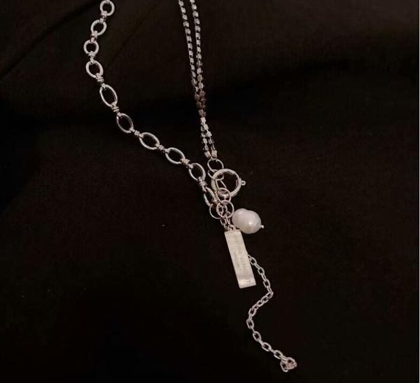 pearl clavicle chain unique design tassel short clavicle new 2020 chic girls necklace, Silver
pearl clavicle chain unique design tassel short clavicle new 2020 chic girls necklace, Silver