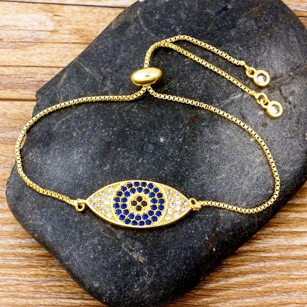 link, chain custom personality evil eye zirconia adjustable charm bracelet bangle for women cz rose gold silver color fashion jewelry, Black
link, chain custom personality evil eye zirconia adjustable charm bracelet bangle for women cz rose gold silver color fashion jewelry, Black