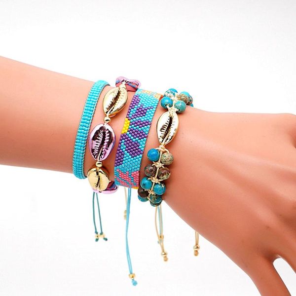 luxury designer jewelry for women miyuki handmade shell bracelet new fashion ladies bangles sunflower bracelet unique gifts, Golden;silver
luxury designer jewelry for women miyuki handmade shell bracelet new fashion ladies bangles sunflower bracelet unique gifts, Golden;silver
