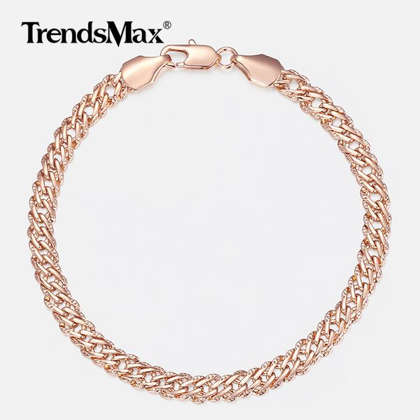 trendsmax 5mm bracelets for women girls 585 rose gold venitian curb link bracelets woman fashion party jewelry 18cm 20cm kgb428, Black
trendsmax 5mm bracelets for women girls 585 rose gold venitian curb link bracelets woman fashion party jewelry 18cm 20cm kgb428, Black