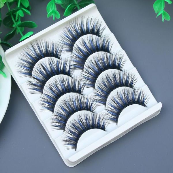 false eyelashes 5 pairs blue+black long thick cross handmade eye lashes extension beauty makeup tools accessories drop
false eyelashes 5 pairs blue+black long thick cross handmade eye lashes extension beauty makeup tools accessories drop