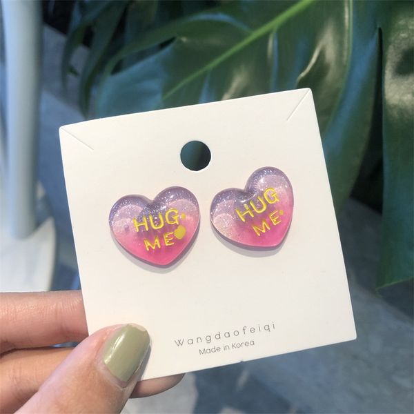 love earrings for women popular cute lovely shiny korean earring2020 peach red contrast stud earring summer new arrival, Golden;silver
love earrings for women popular cute lovely shiny korean earring2020 peach red contrast stud earring summer new arrival, Golden;silver